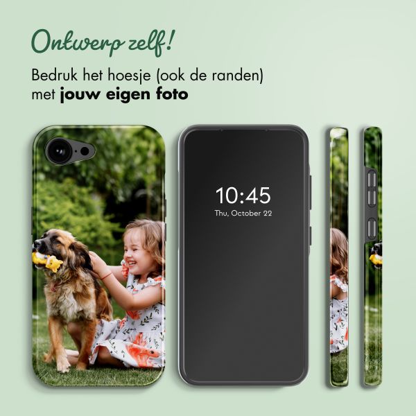 Ontwerp je eigen tough case met MagSafe Apple iPhone 16e - Zwart