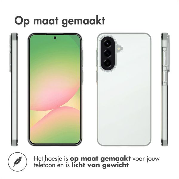 Accezz Clear Backcover Samsung Galaxy A57 (5G) - Transparant