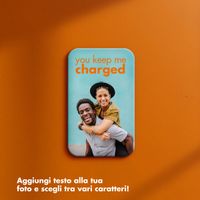 Ontwerp je eigen 10.000 mAh powerbank met geïntegreerde kabels - Wit