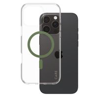 CARE by PanzerGlass Urban Combat Case MagSafe iPhone 16 Pro Max - Transparant / Groen