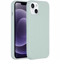Accezz Liquid Silicone Backcover Apple iPhone 13 - Sky Blue