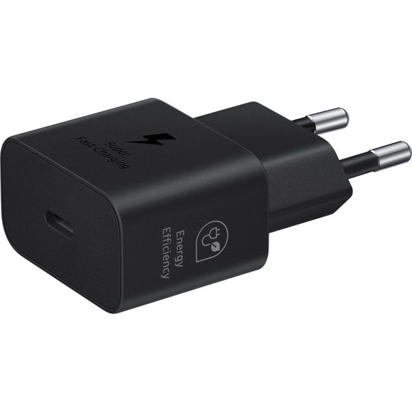 Samsung Originele 25W Efficiency Adapter met USB-C naar USB-C kabel - 1 meter - Zwart