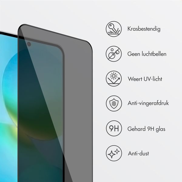 Accezz Gehard Glas Privacy Screenprotector + Applicator Samsung Galaxy A37 (5G)