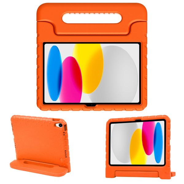 Accezz Kidsproof Backcover met handvat Apple iPad 11 (2025) 11 inch A16 / iPad 10 (2022) 10.9 inch - Oranje