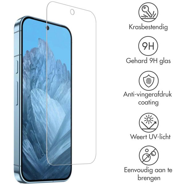 Accezz Gehard Glas Screenprotector 2-pack Google Pixel 9 / 9 Pro