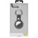 Accezz Genuine Leather Keychain Case Apple AirTag - Zwart