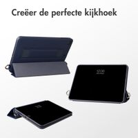 Accezz Trifold Bookcase met handstrap Apple iPad Mini 5 (2019) / Mini 4 (2015) - Donkerblauw