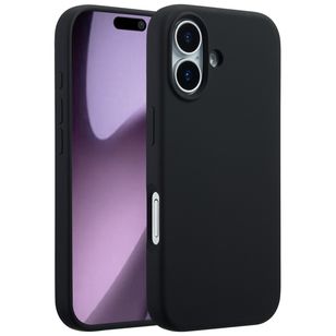 Accezz Liquid Silicone Backcover met MagSafe Apple iPhone 17 - Zwart