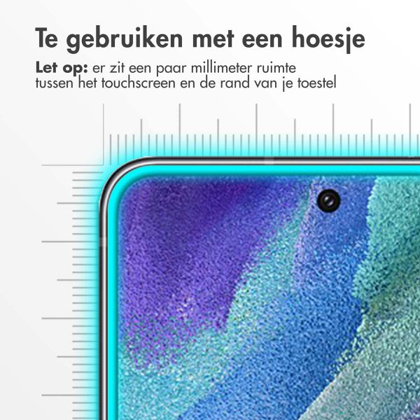 Accezz Gehard Glas Screenprotector 2-pack Samsung Galaxy S21 FE