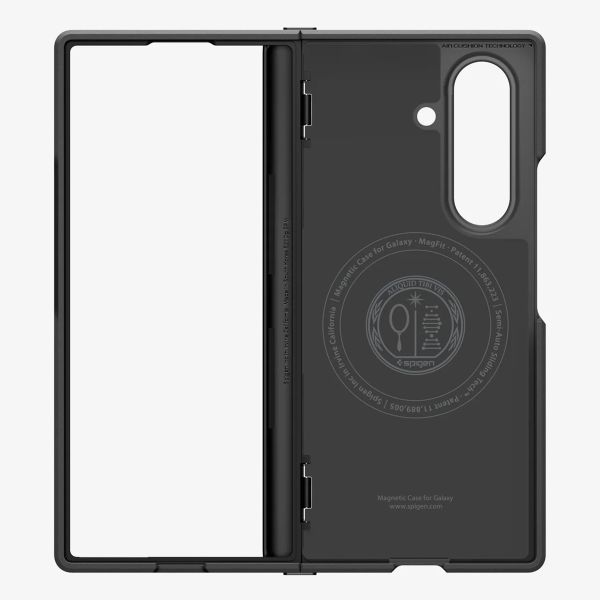 Spigen Slim Armor Pro MagFit Backcover Samsung Galaxy Z Fold 7 - Zwart
