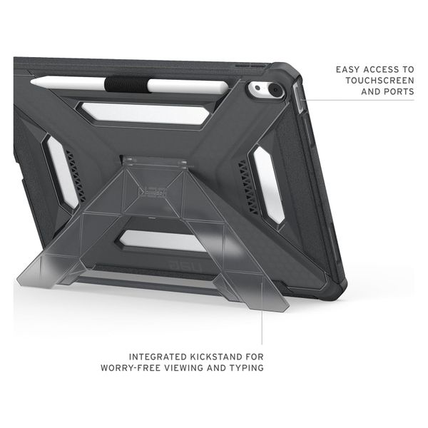 UAG Scout Plus Backcover met stand Apple iPad Air 11 inch (2026) M4 / (2025) M3 / (2024) M2 - Ash