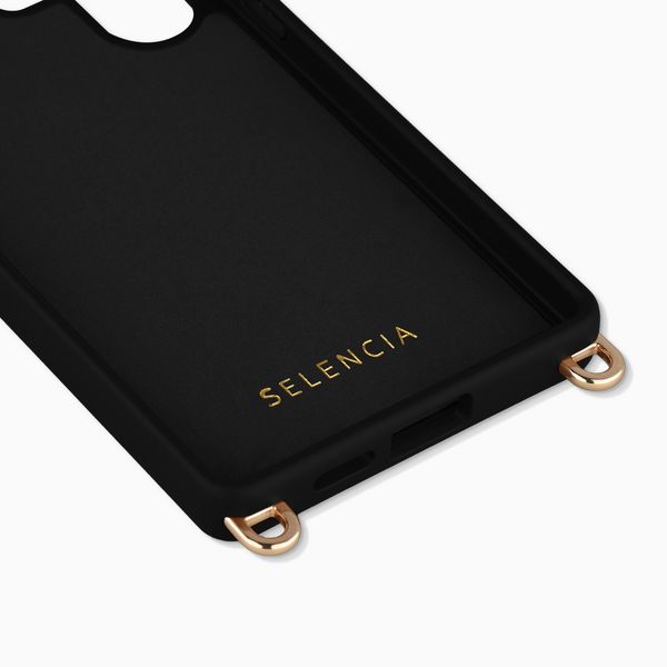 Selencia Rivièra MagSafe Backcover met afneembare haakjes Samsung Galaxy S26 Ultra - Velvet Black
