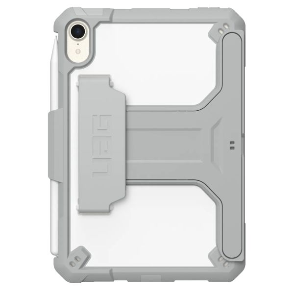 UAG Scout Healthcare backcover met stand en strap iPad Mini 6 (2021) / iPad Mini 7 (2024) - Wit / Grijs