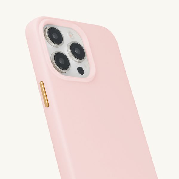 Selencia Rivièra MagSafe Backcover met afneembare haakjes Apple iPhone 13 Pro - Sorbet Pink