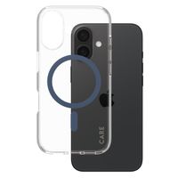 CARE by PanzerGlass Urban Combat Case MagSafe Apple iPhone 16 - Transparant / Blauw