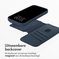 Accezz Leather Bookcase 2-in-1 met MagSafe Apple iPhone 18 Pro / 17 Pro - Nightfall Blue