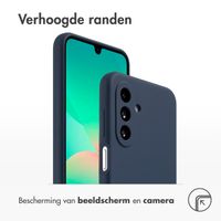 Accezz Liquid Silicone Backcover Samsung Galaxy A26 - Donkerblauw