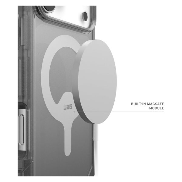 UAG Trooper Backcover met Magneet Apple iPhone 17 Pro Max - Ash Clear