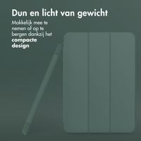 Accezz Smart Silicone Bookcase Samsung Galaxy Tab A9 Plus - Donkergroen