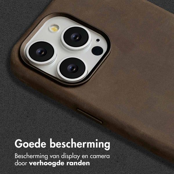 Accezz Vintage Leather MagSafe Backcover Apple iPhone 15 Pro Max - Rustic Brown