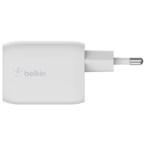 Belkin Boost↑Charge™ GaN Pro Adapter 2 poorts - USB-C - 65W - Wit