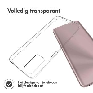 Accezz Clear Backcover Motorola Moto G42 - Transparant