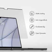 Accezz Magnetische Screenprotector MacBook Air 13 inch (2022 / 2024 M3 chip / 2025 M4 chip) - A2681 / A3113 / A3240