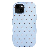Selencia Vivid Wavy Backcover met MagSafe Apple iPhone 14 / 13 - Happy Dots Digital Sky