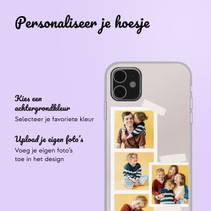 Gepersonaliseerd hoesje met filmrol N°1 iPhone 11 - Transparant