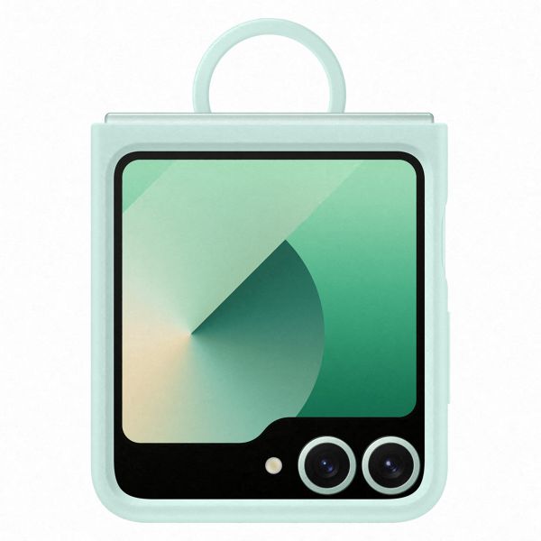 Samsung Originele Silicone Cover Ring Samsung Galaxy Z Flip 6 / Flip 7 FE - Mint