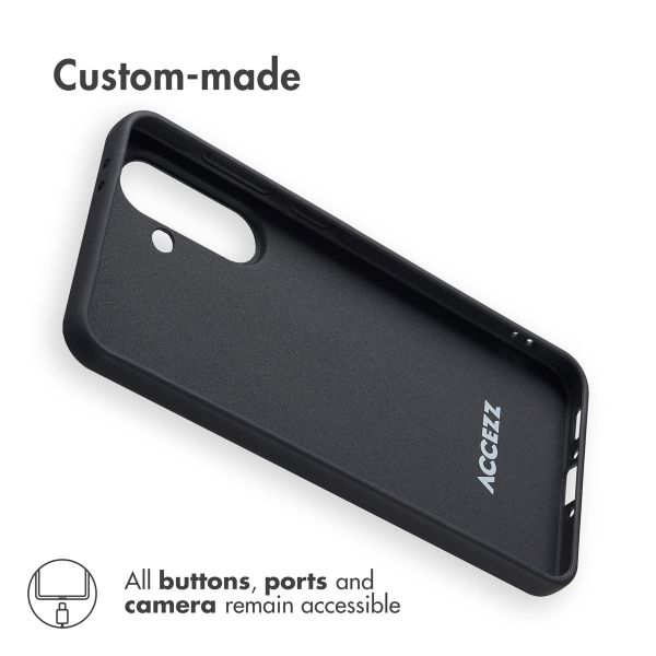 Accezz Color Backcover Samsung Galaxy A36 - Zwart