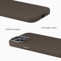 Accezz Mesh Backcover met MagSafe Apple iPhone 15 - Bruin