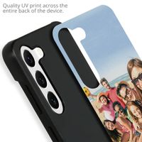 Ontwerp je eigen Samsung Galaxy S23 hardcase hoesje - Zwart