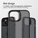 Accezz Rugged Frosted Backcover iPhone 15 - Zwart