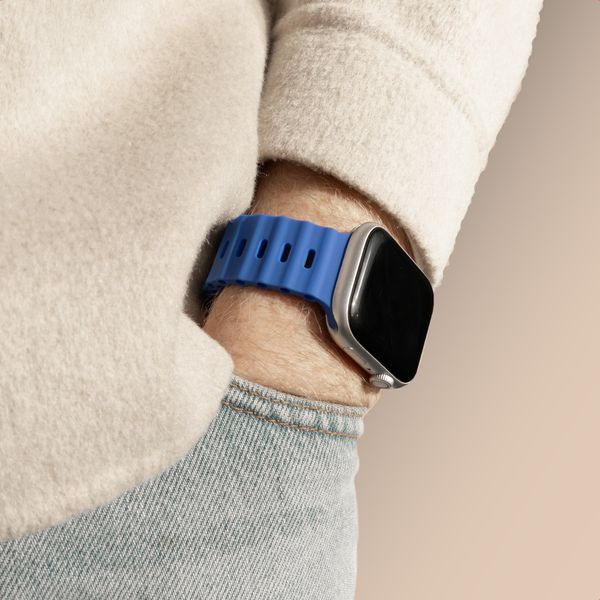 Accezz Ocean bandje Apple Watch | 44/45/46/49 mm - Royal Blue