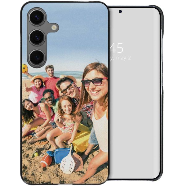 Ontwerp je eigen Samsung Galaxy S24 Plus hardcase hoesje - Zwart