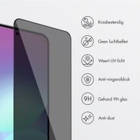 Accezz Gehard Glas Privacy Screenprotector + Applicator Samsung Galaxy A57 (5G)