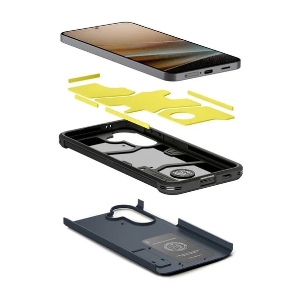 Spigen Tough Armor Backcover Samsung Galaxy A57 (5G) - Metal Slate
