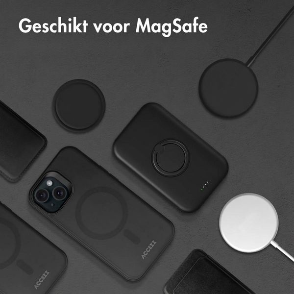 Accezz Rugged Frosted MagSafe Backcover Apple iPhone 17e / 16e - Zwart