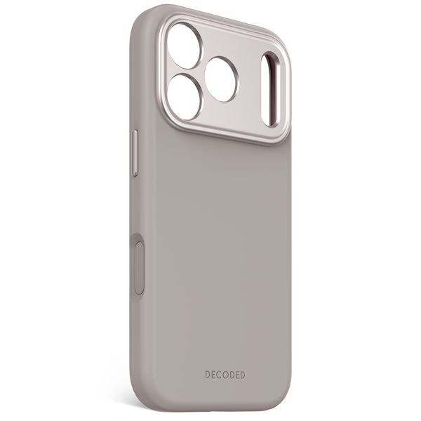 Decoded Silicone Backcover MagSafe Apple iPhone 17 Pro - Soft Taupe