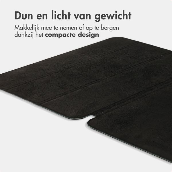 Accezz Leather Trifold Bookcase Apple iPad 11 (2025) 11 inch A16 / iPad 10 (2022) 10.9 inch - Zwart
