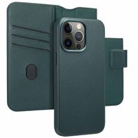 Accezz Leather Bookcase 2-in-1 met MagSafe iPhone 15 Pro Max - Cedar Green