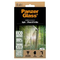 PanzerGlass Matrix Recycled Ultra-Wide Fit Anti-Bacterial Screenprotector incl. applicator Apple iPhone 16 Pro Max