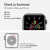 Accezz Mat Titanium bandje Apple Watch | 38/40/41/42 mm - Zilver