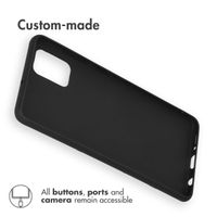 Accezz Color Backcover Samsung Galaxy A52 (5G) / A52 (4G) - Zwart