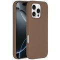 Accezz Liquid Silicone Backcover met MagSafe iPhone 16 Pro - Light Brown