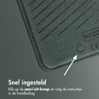 Accezz Magnetische Leren Wallet met standaard - Geschikt voor Apple Find My - Cedar Green