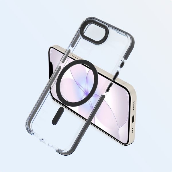 imoshion Combat MagSafe Backcover Apple iPhone 17e / 16e - Zwart