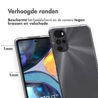 Accezz Clear Backcover Motorola Moto G22 - Transparant