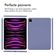 Accezz Liquid Silicone Backcover met penhouder iPad Pro 11 (2018/2020/2021/2022) - Lila